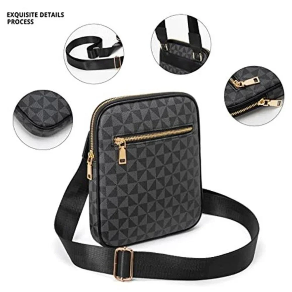 Crossbody Bag for Men's commuter shoulder bag Travel bag Work Business